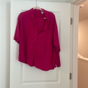 Short sleeve top pant set
